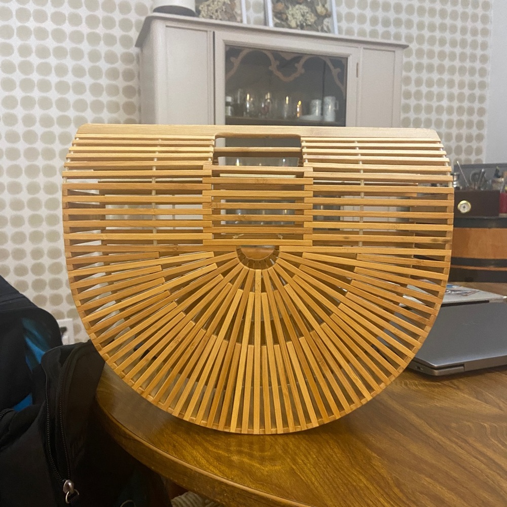 Bamboo Half Moon Purse